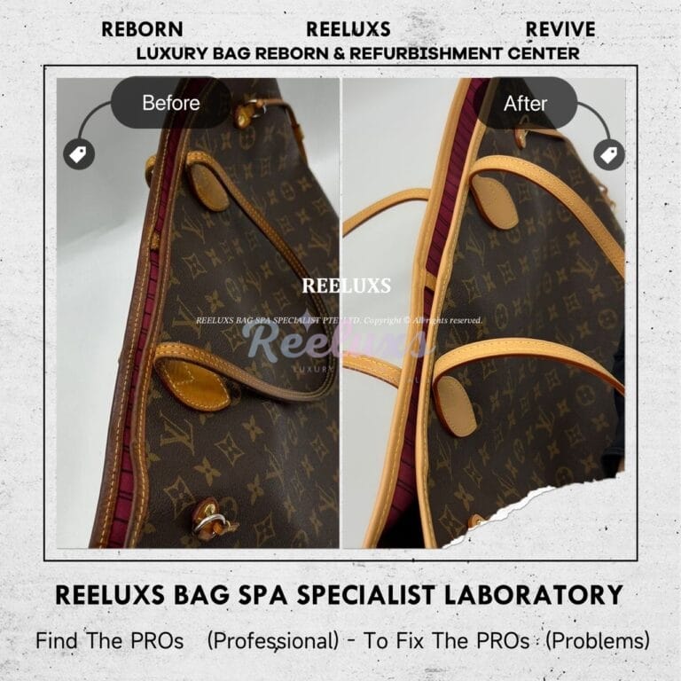 Louis Vuitton Neverfull PM Monogram Canvas Entire Vachetta Cracked Fully Stain  Side Puller Broken & Damaged Replacement