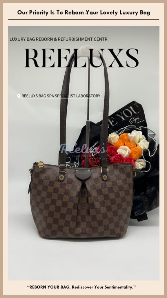 Turenne MM Damier Ebene Canvas Handbag Customised To Long Shoulder Bag — frame 2