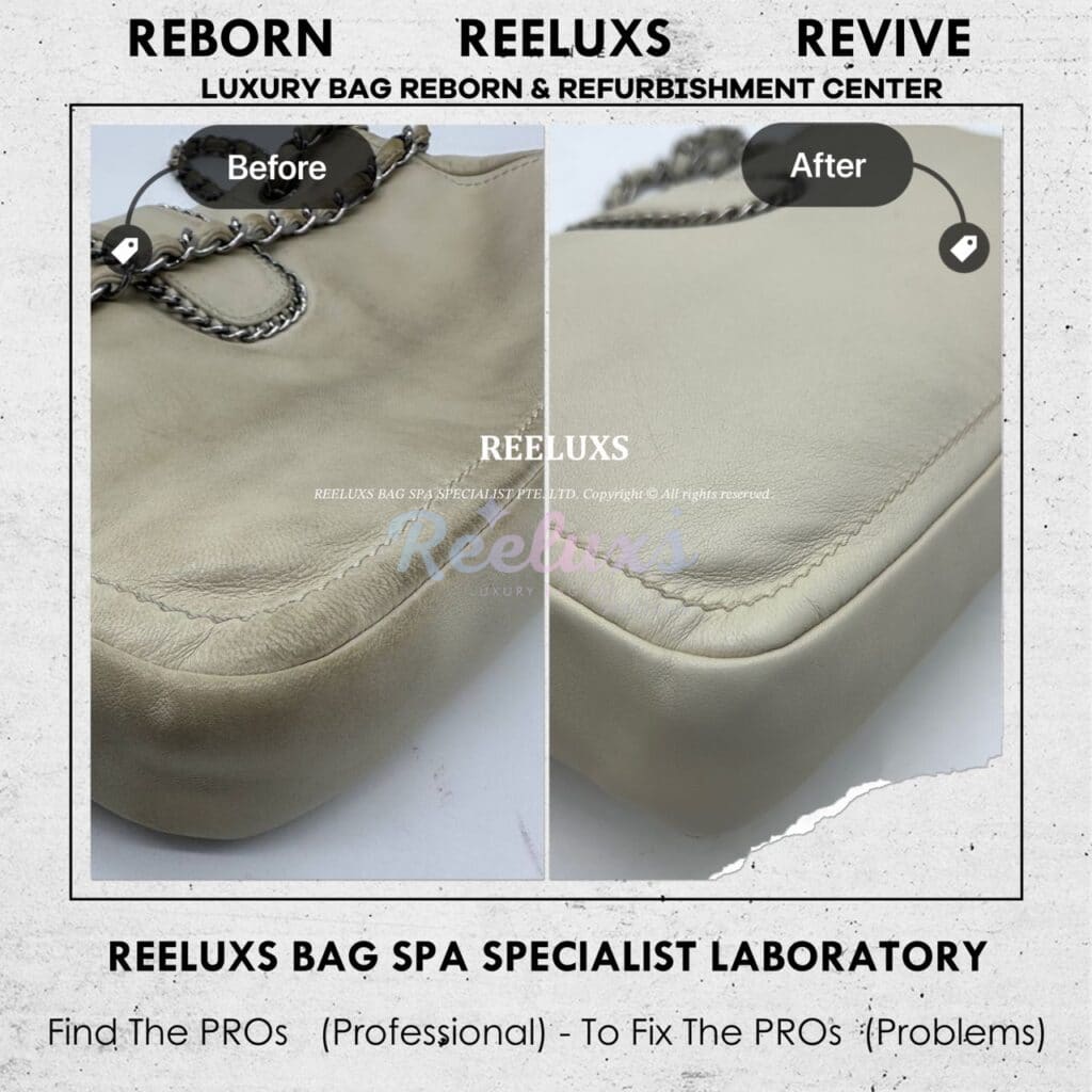 Madison Flap Shoulder Leather Scratches Corner Faded Color Heavy Transfer Problem — frame 9