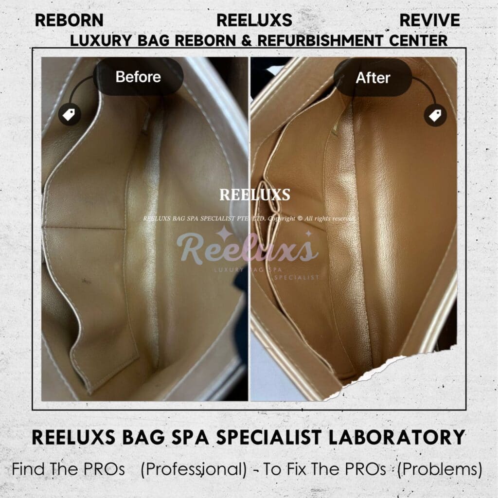 Trendy CC Top Handle Bag Metallic Color Peel Off — frame 5