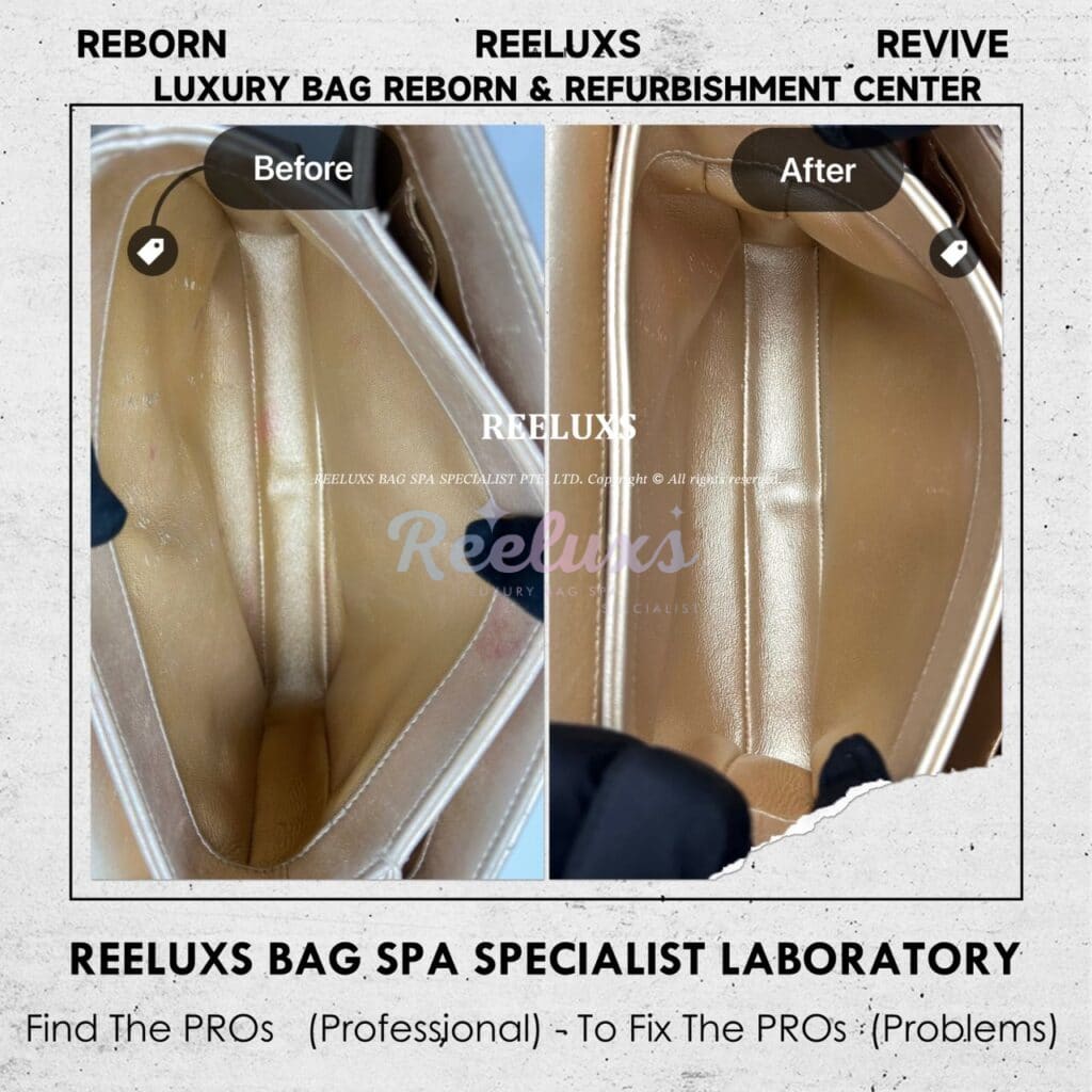 Trendy CC Top Handle Bag Metallic Color Peel Off — frame 7