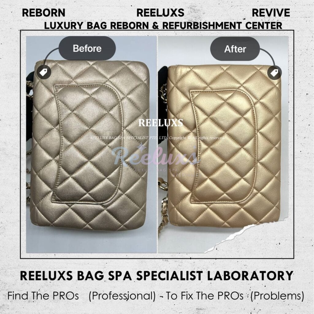 Trendy CC Top Handle Bag Metallic Color Peel Off — frame 6