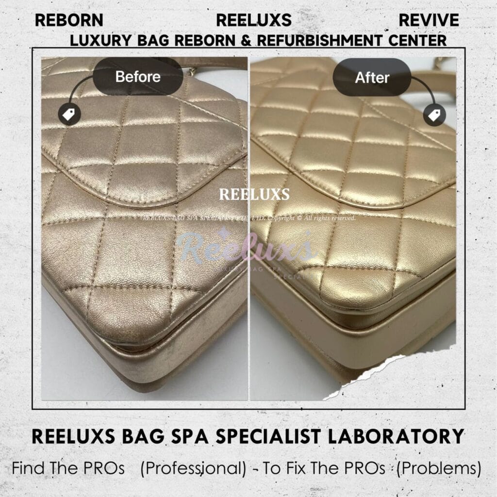 Trendy CC Top Handle Bag Metallic Color Peel Off — frame 10