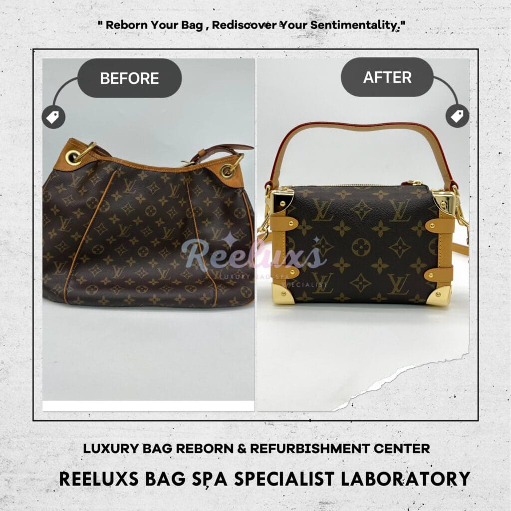 Galliera Monogram Canvas Customised To Side Trunk Monogram Handbag Design — frame 2