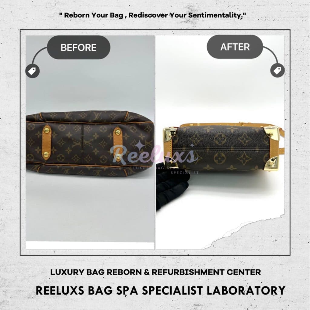 Galliera Monogram Canvas Customised To Side Trunk Monogram Handbag Design — frame 4