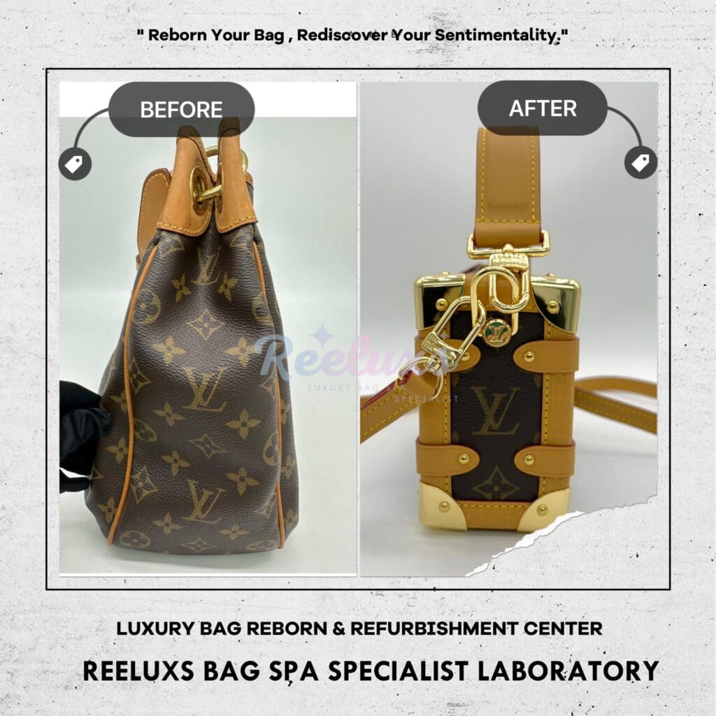 Galliera Monogram Canvas Customised To Side Trunk Monogram Handbag Design — frame 5