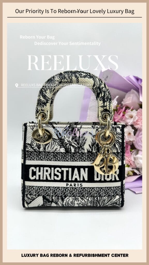 Lady Dior Handbag Fabric Heavy Make Up Stain Problem — frame 2