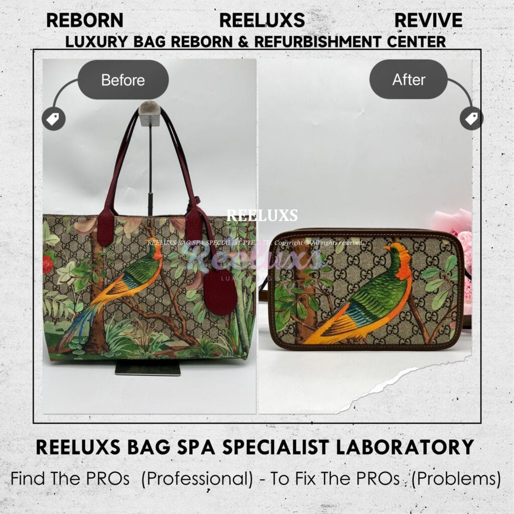 Canvas Tote Bag Customize To Mini Bag With Interlocking G — frame 2