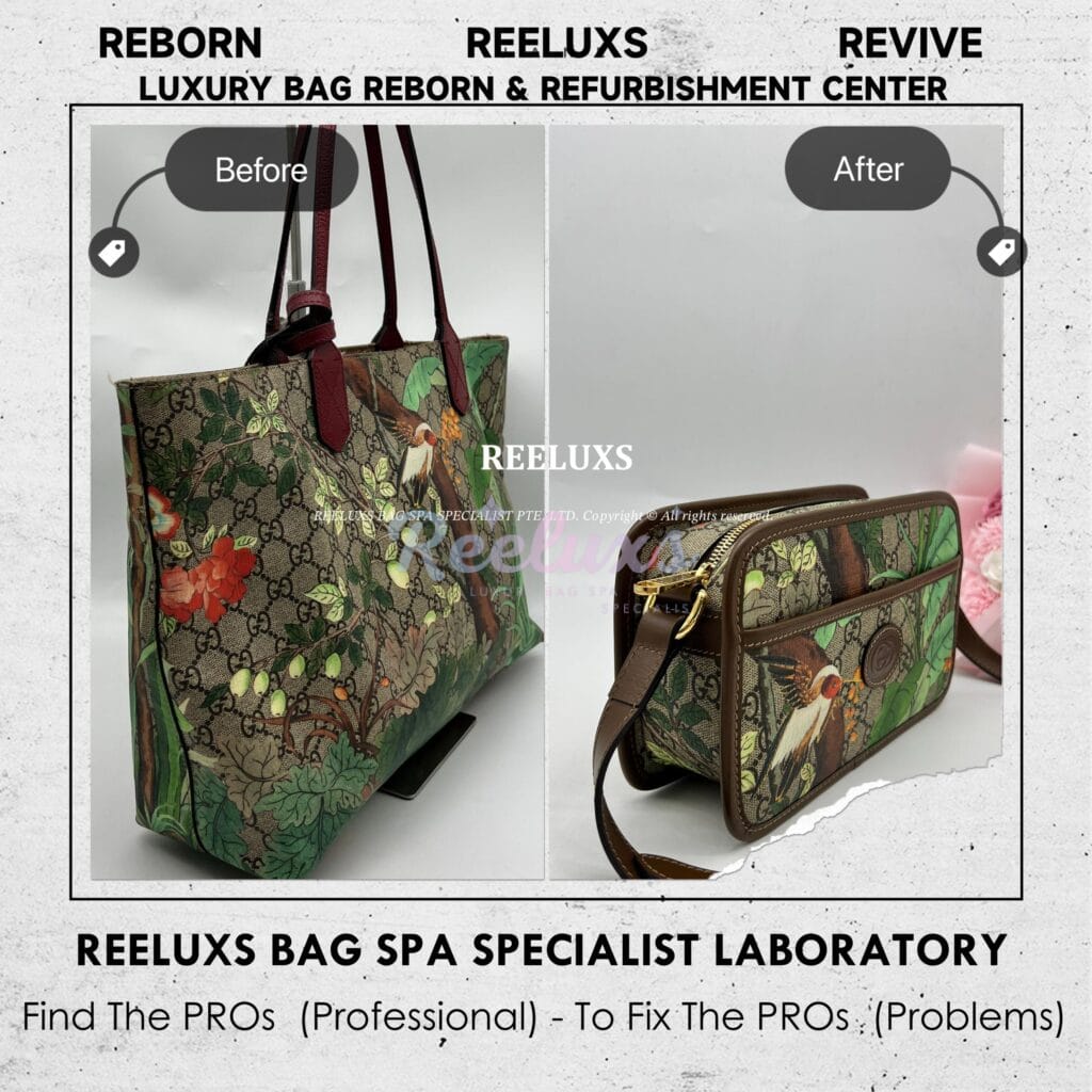 Canvas Tote Bag Customize To Mini Bag With Interlocking G — frame 3