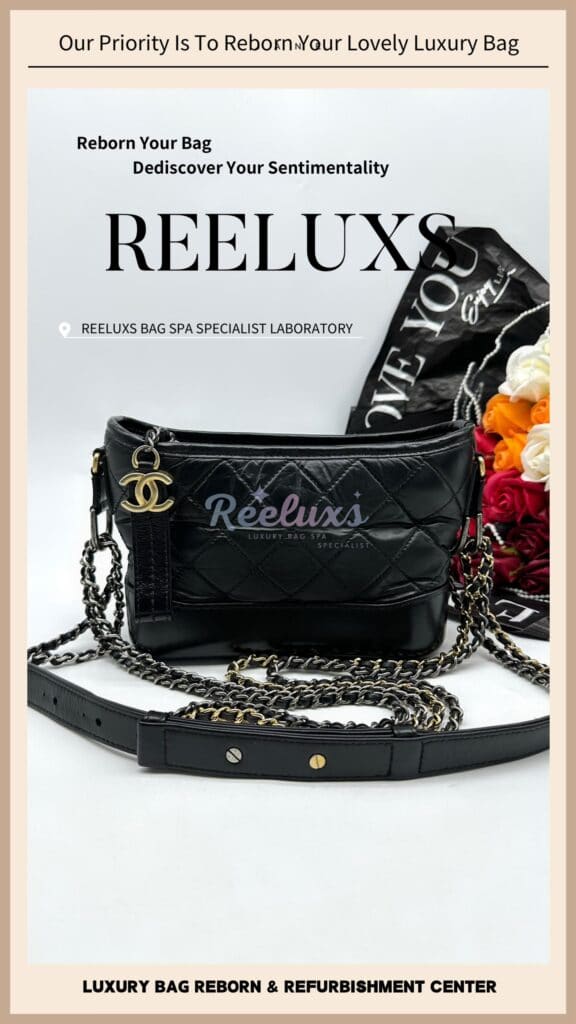 Gabrielle Small Hobo Bag Color Transfer Problem Chain Leather Peel Off Oxdation… — frame 9