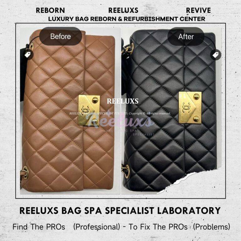 CHANEL Single Flap Color Faded & Scratches Change To Black Color