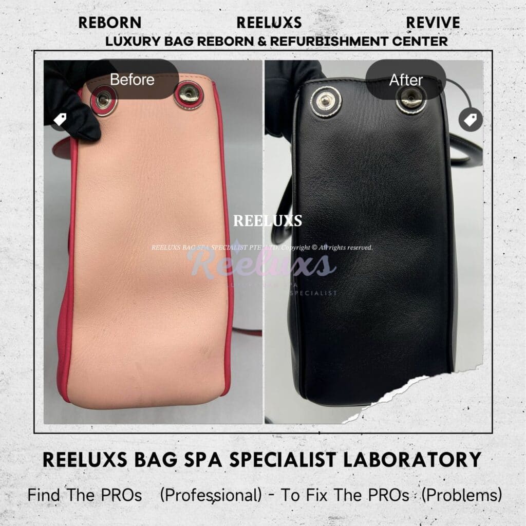 Diorissimo Leather Handbag Color Stain Problem Change To Black — frame 6