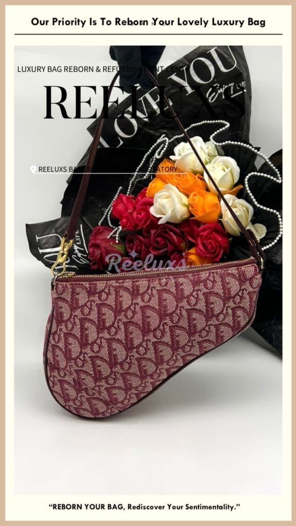Saddle Lotus Wallet Color Faded Oil Edge Cracked & Peel Off — frame 2