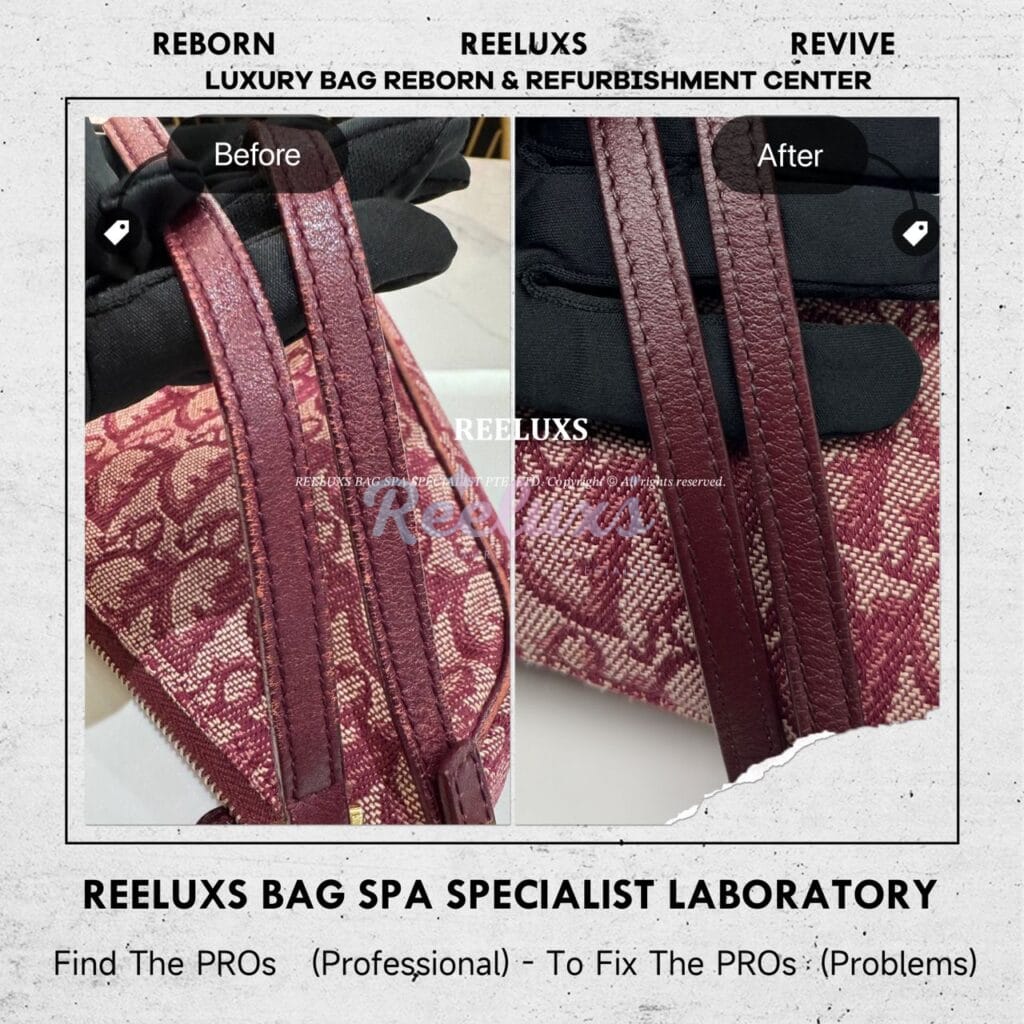 Saddle Lotus Wallet Color Faded Oil Edge Cracked & Peel Off — frame 5