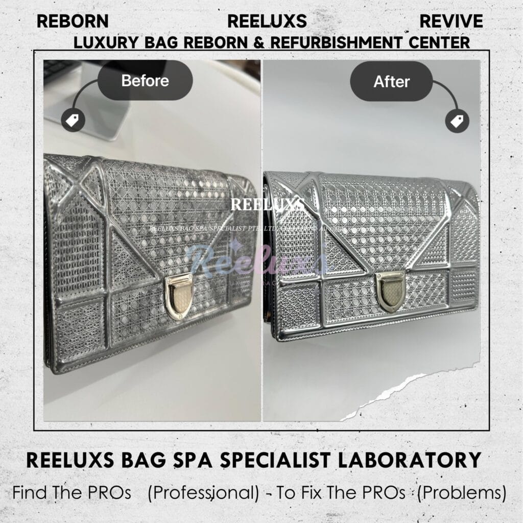 Diorama Metallic Handbag Mold Spot Color Oxidation Problem — frame 3