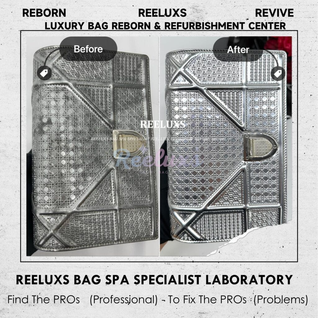 Diorama Metallic Handbag Mold Spot Color Oxidation Problem — frame 1