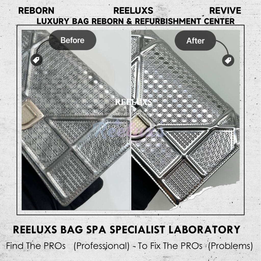Diorama Metallic Handbag Mold Spot Color Oxidation Problem — frame 8