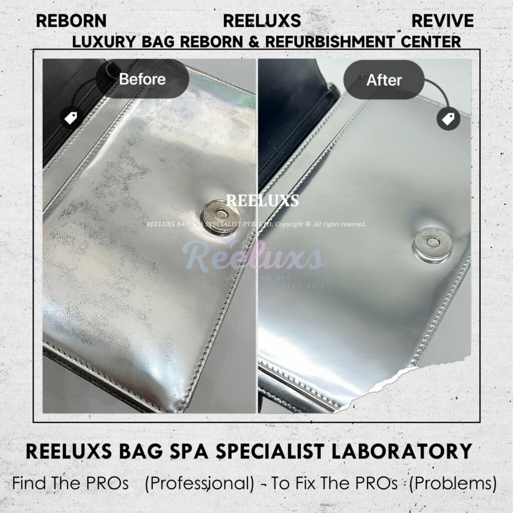 Diorama Metallic Handbag Mold Spot Color Oxidation Problem — frame 12