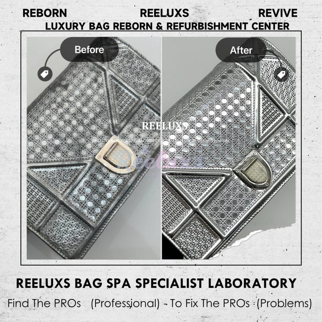 Diorama Metallic Handbag Mold Spot Color Oxidation Problem — frame 7