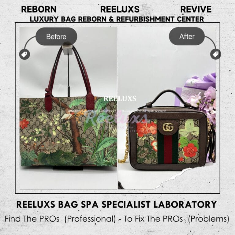 GUCCI Canvas Tote Bag Customize To Ophidia Mini Crossbody Bag With Web Design