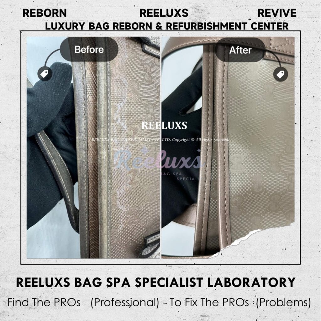 Imprime Tote Bag Leather Peel Off Canvas Coating Damaged Oxidation — frame 9