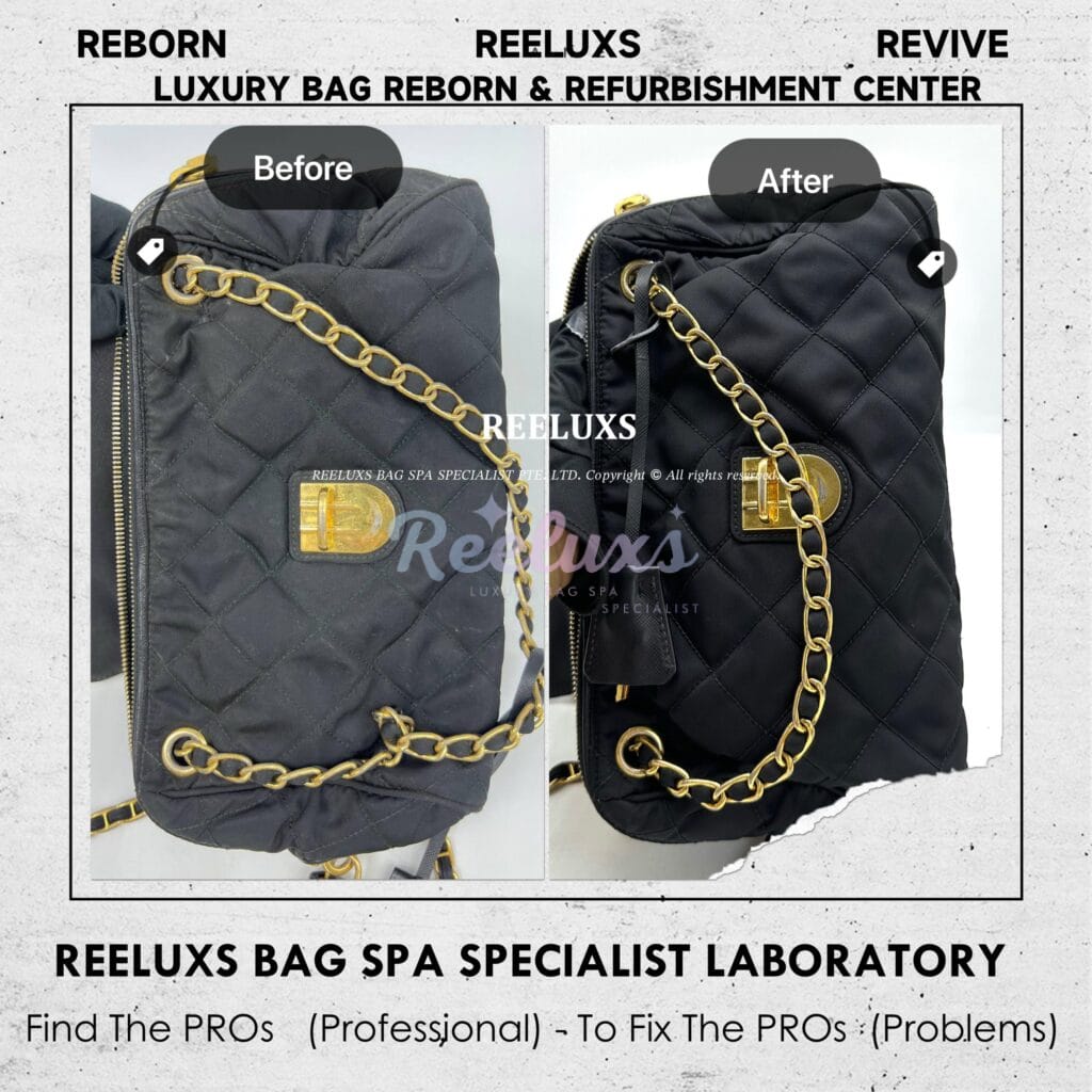 Nylon Shoulder Bag Nylon Faded Dusty Problem — frame 1