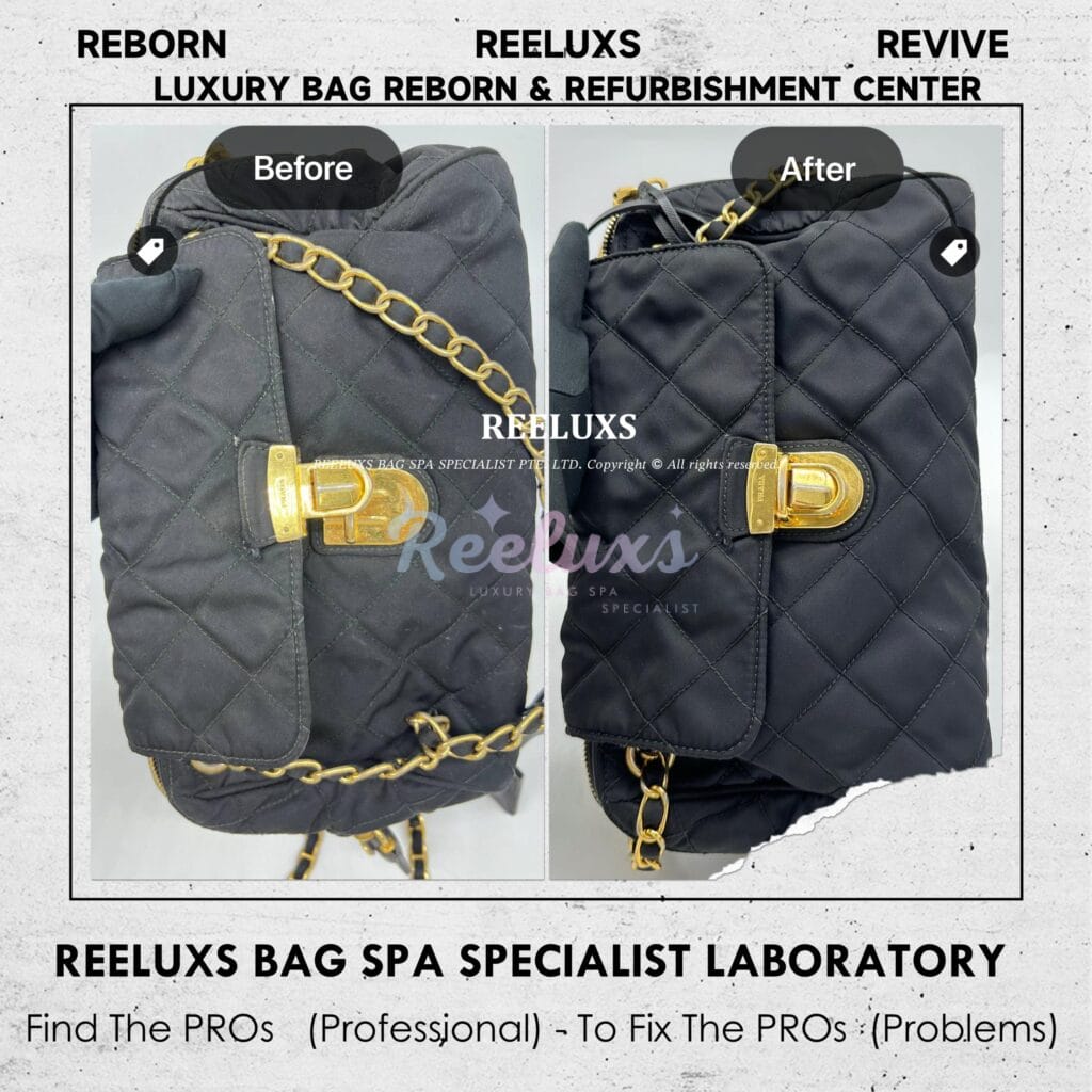 Nylon Shoulder Bag Nylon Faded Dusty Problem — frame 5