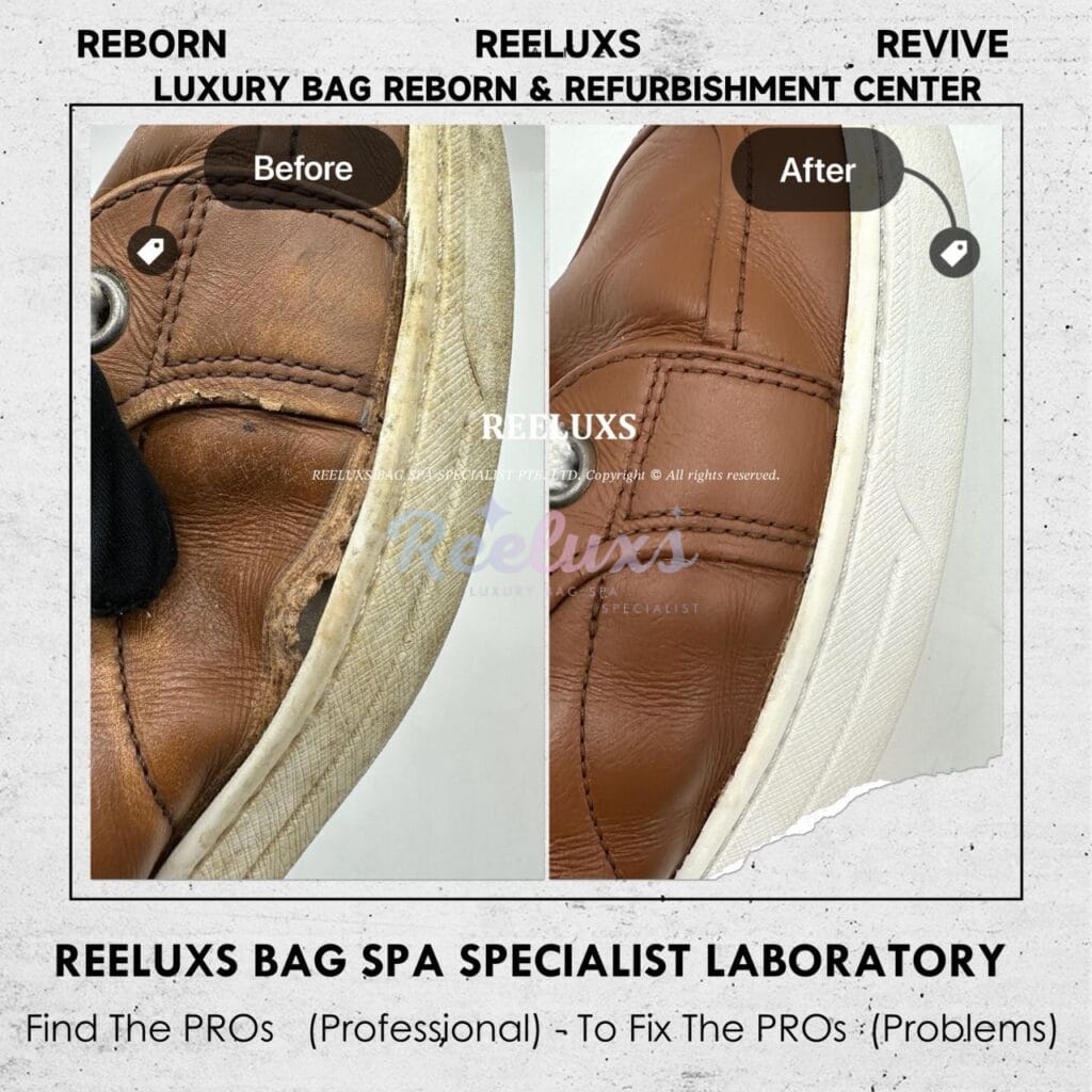 Shoes Color Faded Leather Peel Off Side Sole Damaged — frame 8