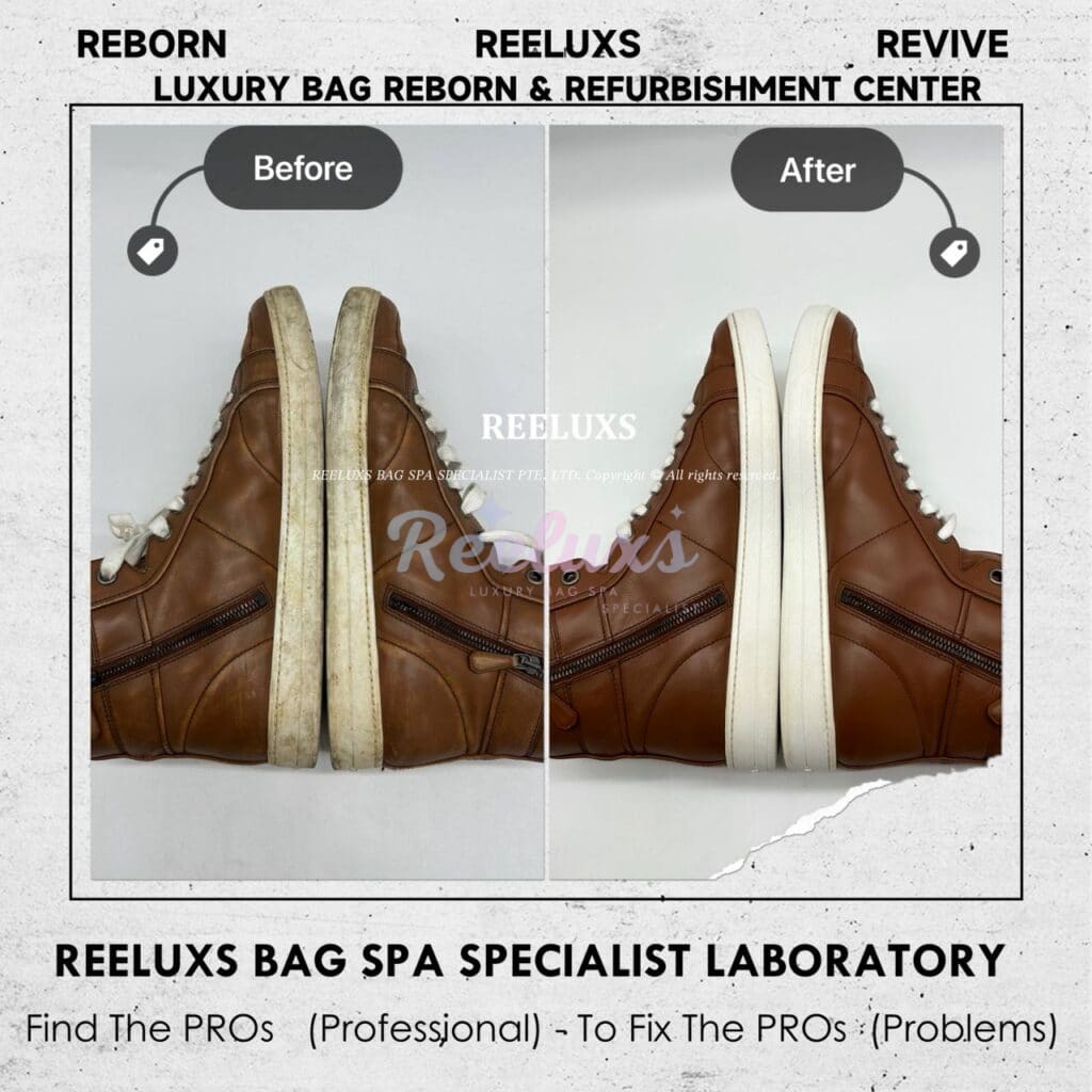 Shoes Color Faded Leather Peel Off Side Sole Damaged — frame 5
