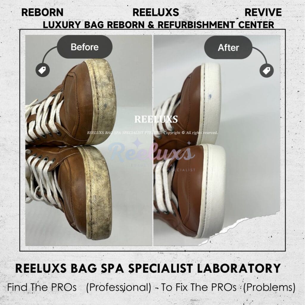 Shoes Color Faded Leather Peel Off Side Sole Damaged — frame 4
