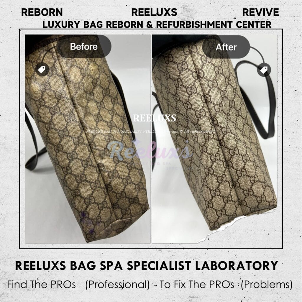 Saffiano Leather Wallet Color Faded Leather Scratches Change To Black Color — frame 10