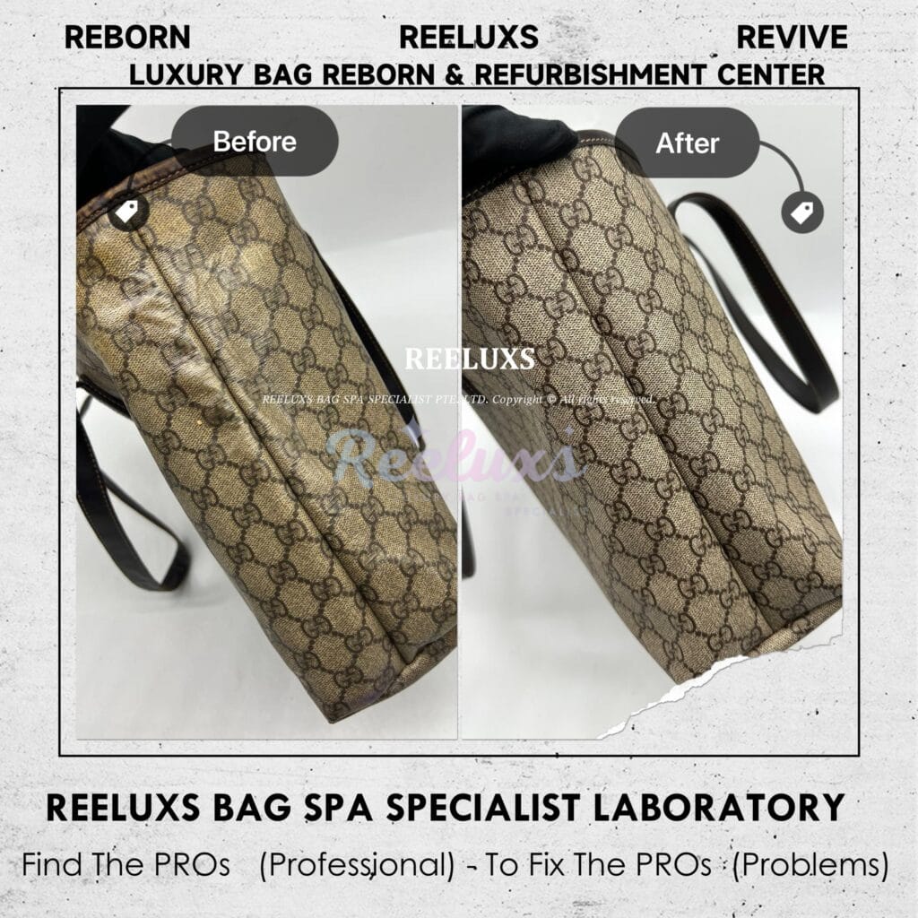 Saffiano Leather Wallet Color Faded Leather Scratches Change To Black Color — frame 12