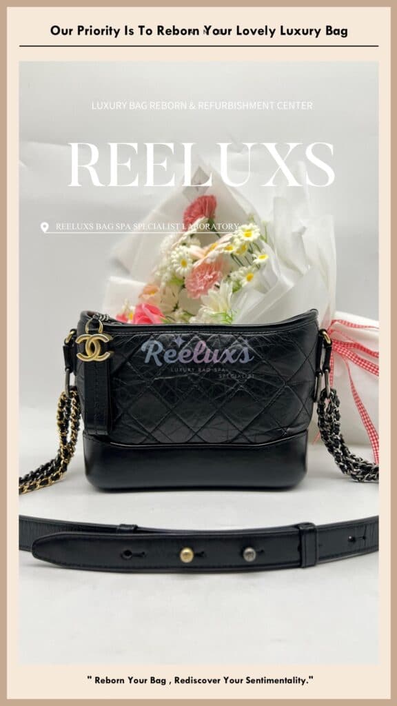 Gabrielle Small Hobo Bag Color Faded Color Stain Chain Leather Peel Off Oxidation Replacement — frame 14