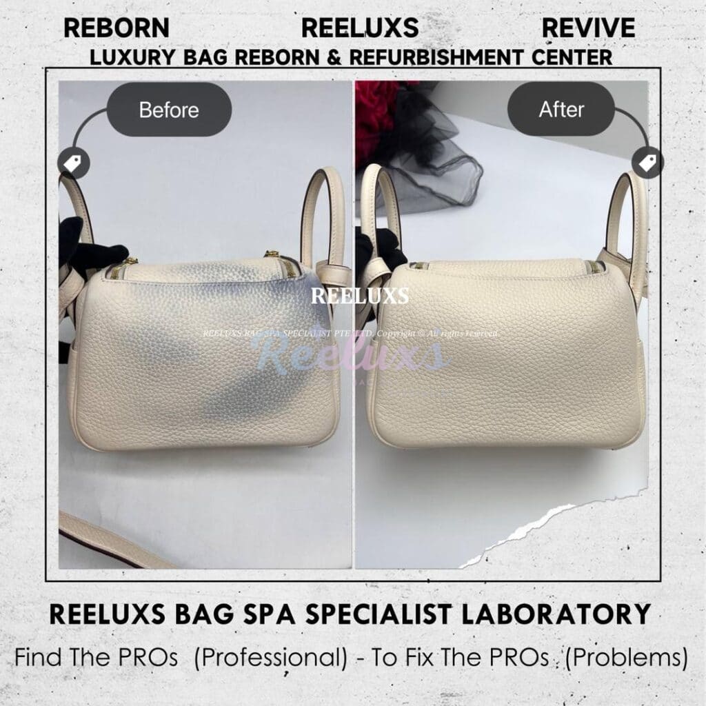 Mini Lindy Leather Bag Heavy Color Transfer Problem — frame 9