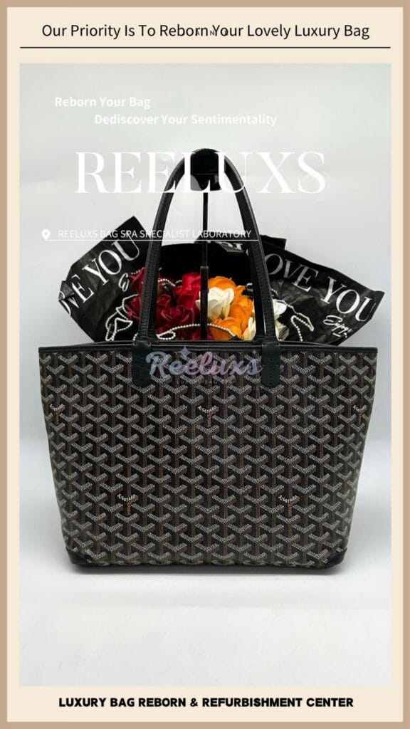 Saint Louis Tote Bag Interior Heavy Color Stain Nano Spa Treatment — frame 3