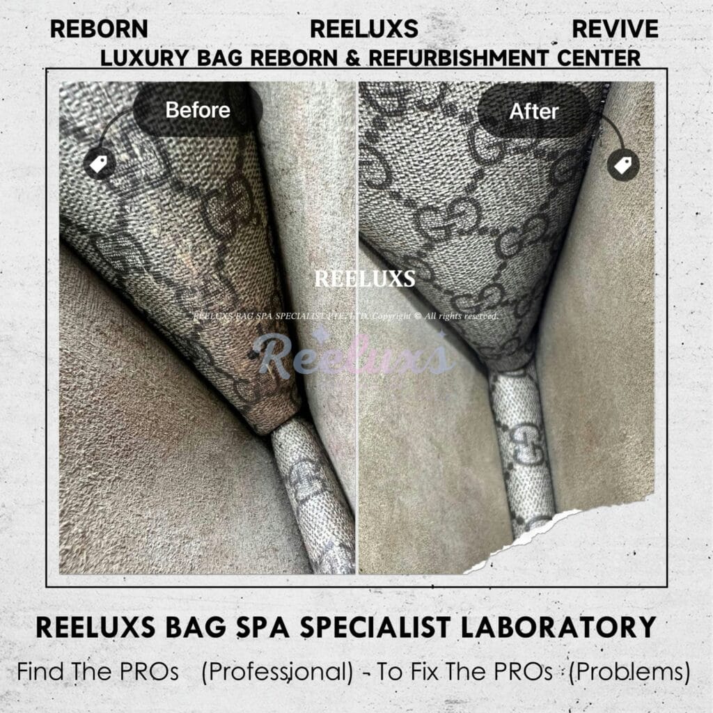 Dionysus GG Supreme Shoulder Bag Canvas Peel Off & Sticky Oxidation Refurbishment — frame 9