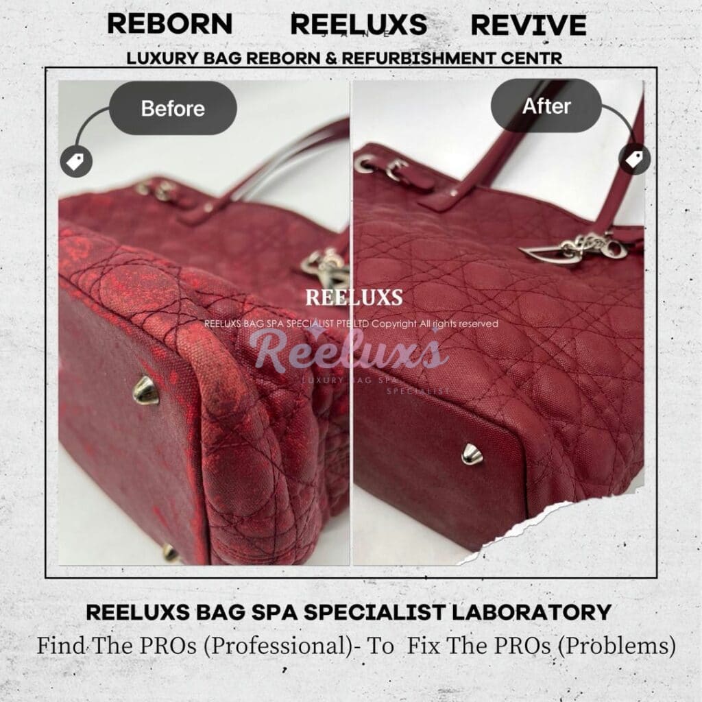 Medium Cannage Panarea Tote Bag Color Damaged Leather Sticky Peel Off — frame 10