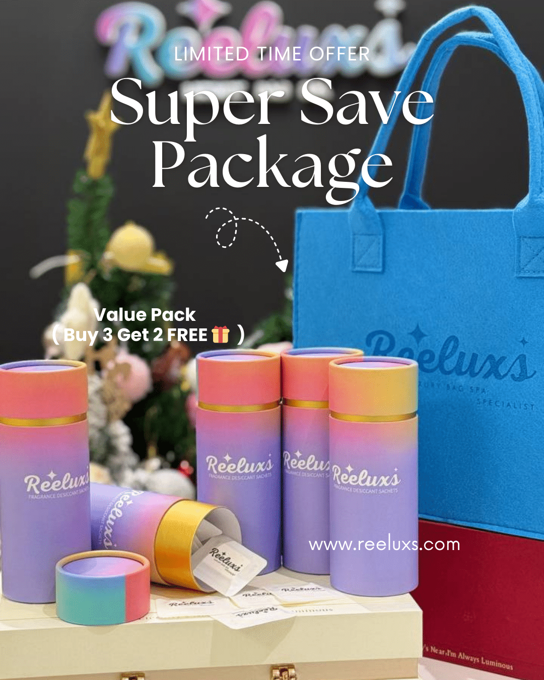 REELUXS Fragrance Desiccant Sachets β Luxury Care for Your Precious Belongings Sale price 4 REELUXS Fragrance Desiccant Sachets β Luxury Care for Your Precious Belongings Sale price - Image 4