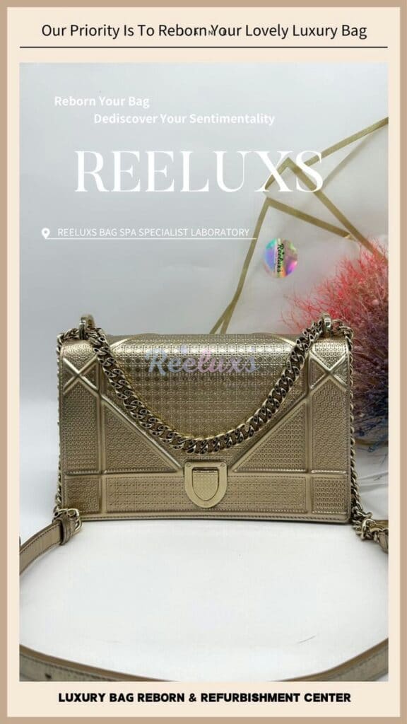 Diorama Handbag Metallic Mold Oxidation & Metallic Color Damaged Faded — frame 8