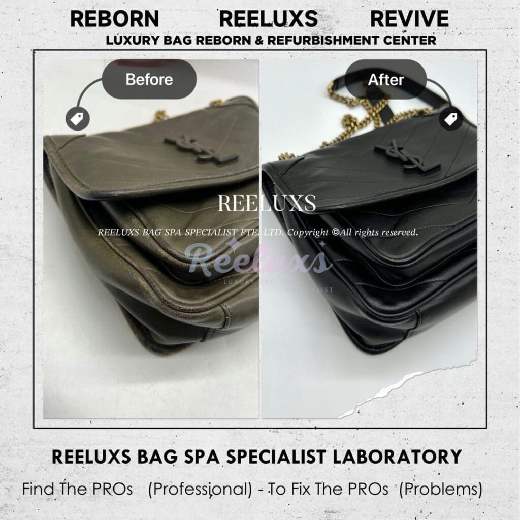 Luna Crossbody Bag Leather Color Faded & Peel Off Restoration — frame 16