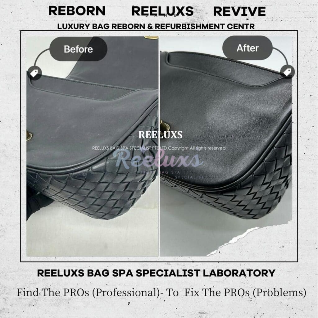 Luna Crossbody Bag Leather Color Faded & Peel Off Restoration — frame 17