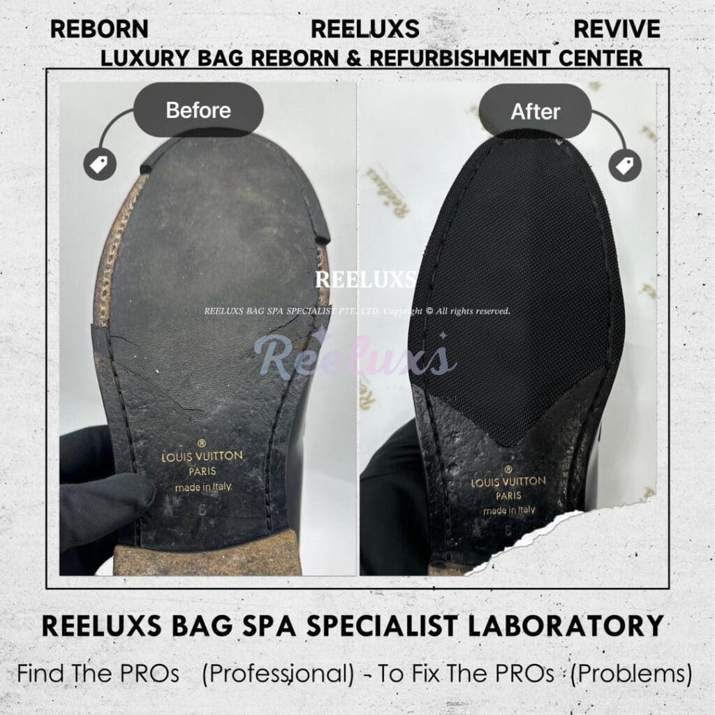 LOUIS VUITTON Major Loafers Sole Broken & Damaged — frame 1