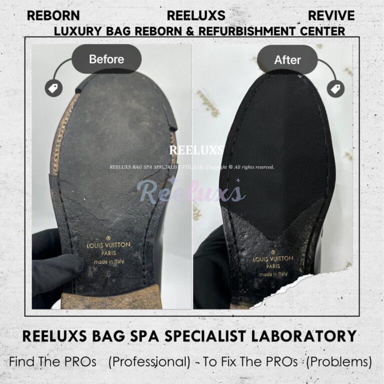 Louis Vuitton Major Loafers Sole Broken & Damaged Refurbishment