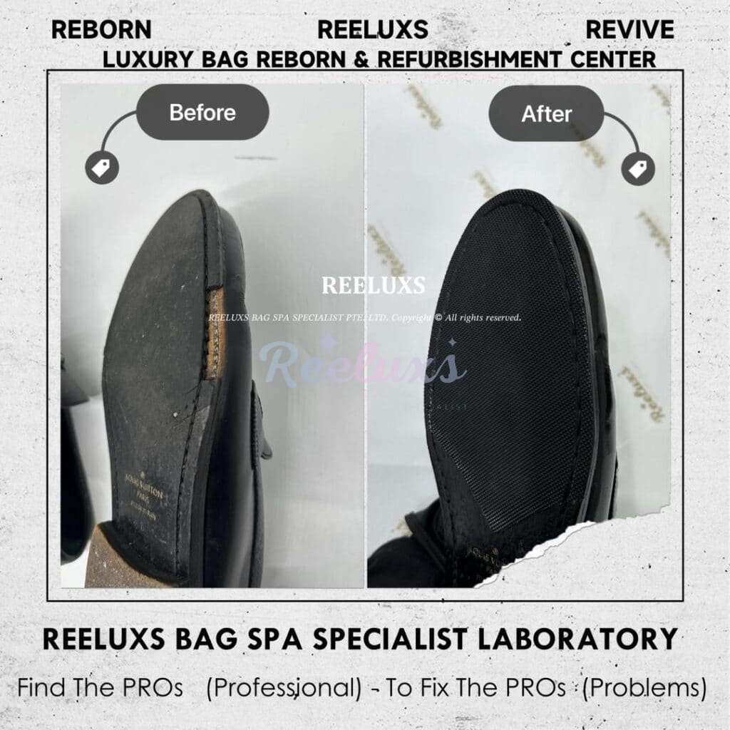 LOUIS VUITTON Major Loafers Sole Broken & Damaged — frame 2