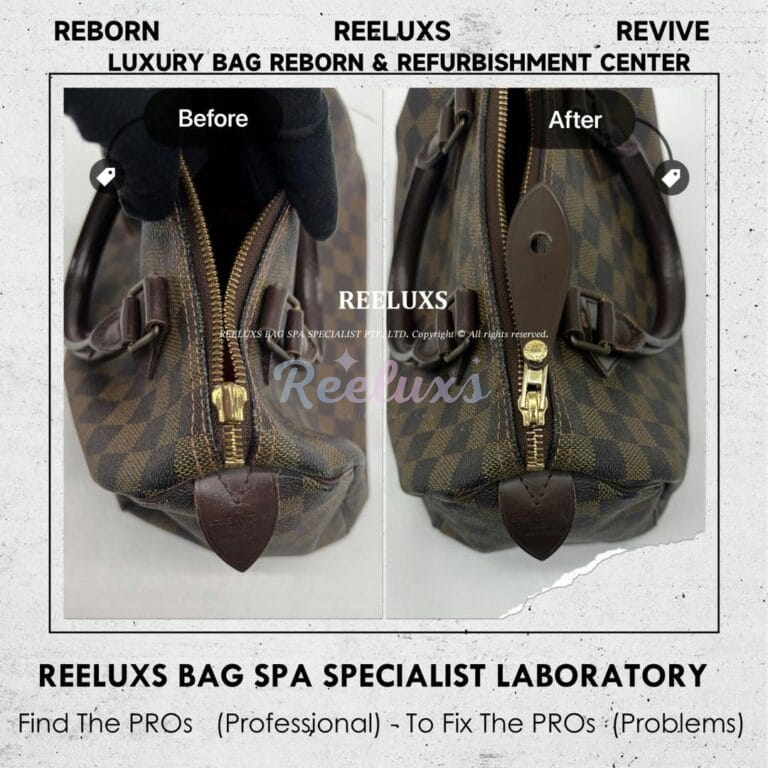 LOUIS VUITTON Speedy 30 Puller Leaf Broken Damged Replacement