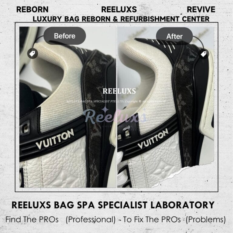 Louis Vuitton LV Trainer (Low-Top) Sneaker Color Transfer Stain Deep Treatment