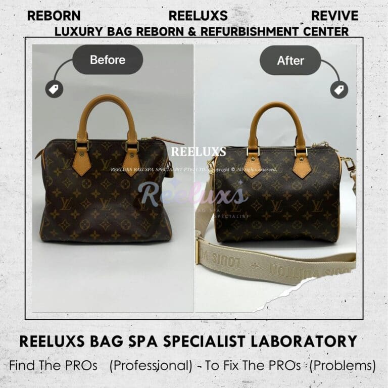LOUIS VUITTON SPEEDY Bandoulière 25 – Customized Beige Fabric Long Strap