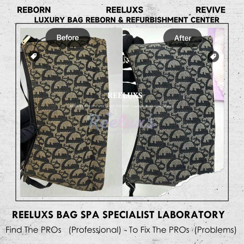 Fabric Shoulder Bag Fabric Yellowish Problem Nano Spa Treatment — frame 6