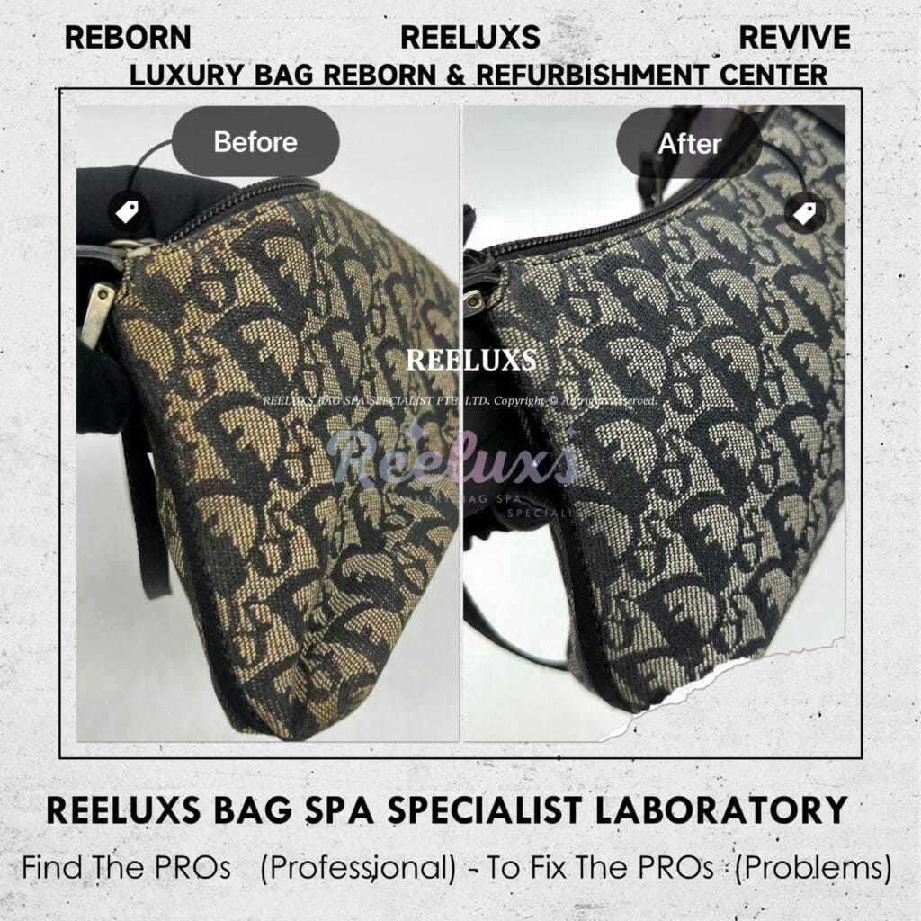 Fabric Shoulder Bag Fabric Yellowish Problem Nano Spa Treatment — frame 7