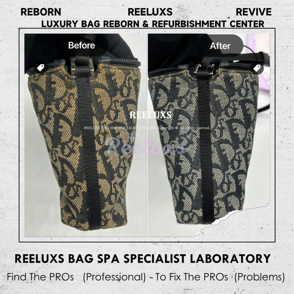 Fabric Shoulder Bag Fabric Yellowish Problem Nano Spa Treatment — frame 8